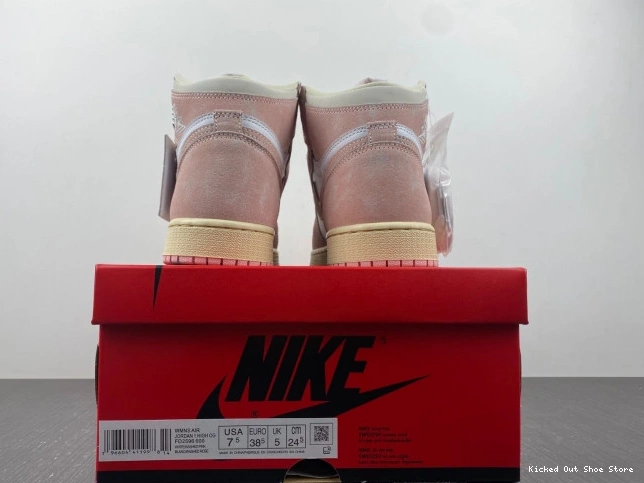 Kicked Out Shoe Store Pink High Washed FD2596-600 Air OG Jordan (Women's) 1 Retro 0820